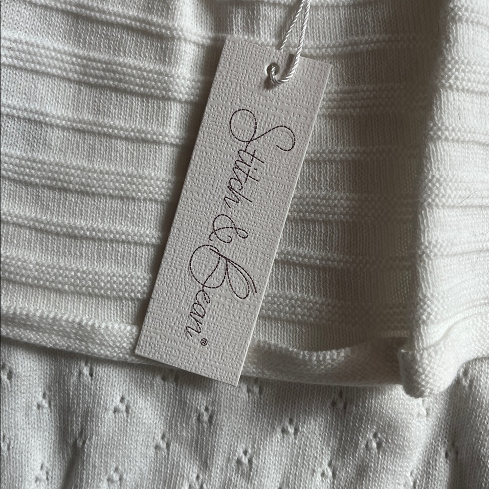 White Ruffled Baby Romper - Picture 3 of 4